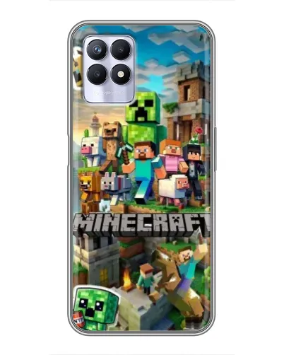 Чехол для Realme 8i с картинкой «Замок Minecraft» Чехол для Realme 8i с картинкой «Замок Minecraft»