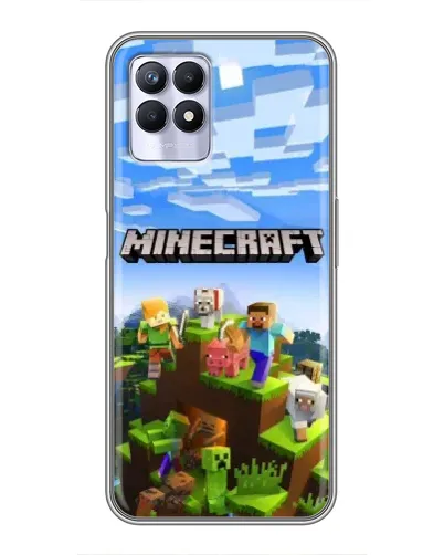 Чехол для Realme 8i с картинкой «Minecraft классический мир» Чехол для Realme 8i с картинкой «Minecraft классический мир»