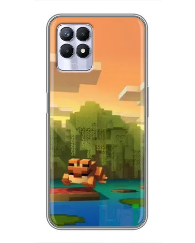Чехол для Realme 8i с картинкой «Майнкрафт закат солнца» Чехол для Realme 8i с картинкой «Майнкрафт закат солнца»