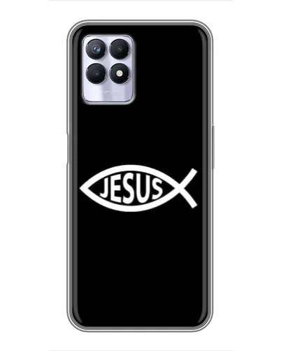 Чехол для Realme 8i с картинкой «Классический Jesus»