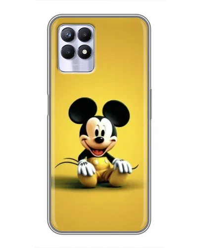 Чехол для Realme 8i с картинкой «Микки на желтом» Чехол для Realme 8i с картинкой «Микки на желтом»