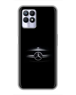 Чехол для Realme 8i с картинкой «Mercedes — абстрактные линии» Чехол для Realme 8i с картинкой «Mercedes — абстрактные линии»