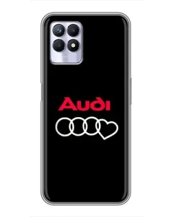 Чехол для Realme 8i с картинкой «Логотип Audi Heart» Чехол для Realme 8i с картинкой «Логотип Audi Heart»
