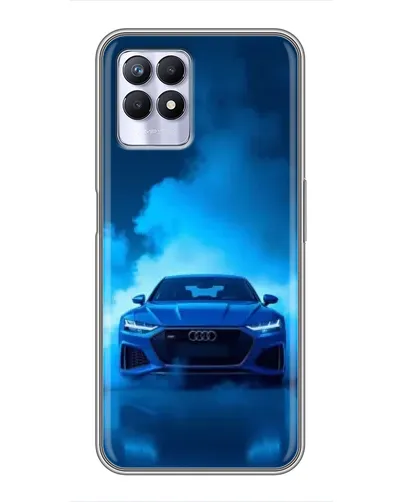 Чехол для Realme 8i с картинкой «Audi — голубая энергия» Чехол для Realme 8i с картинкой «Audi — голубая энергия»