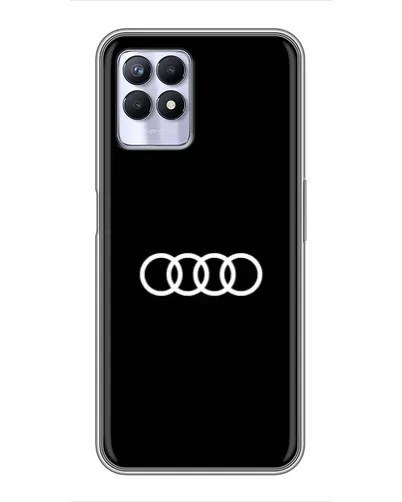 Чехол для Realme 8i с картинкой «Audi White Logo» Чехол для Realme 8i с картинкой «Audi White Logo»