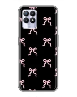 Чехол для Realme 8i с картинкой «Бант-цветок»