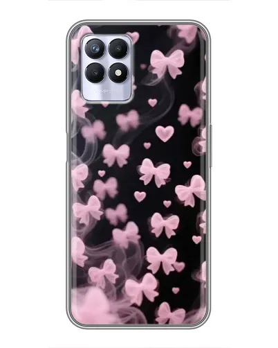 Чехол для Realme 8i с картинкой «Неоновое кружево»
