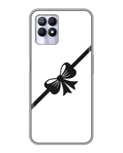 Чехол для Realme 8i с картинкой «Диагональный бант»