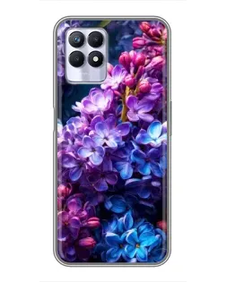 Чехол для Realme 8i с картинкой «Сиреневый цвет»