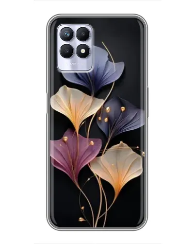Чехол для Realme 8i с картинкой «Лиловые цветы грации»