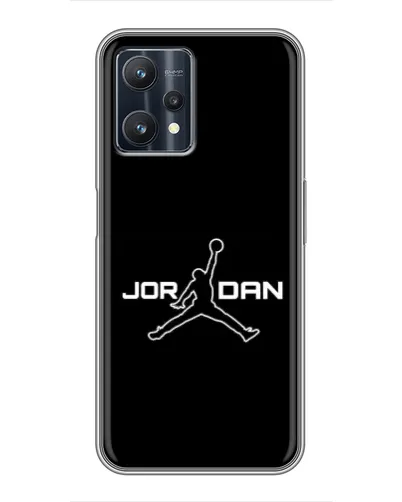 Чехол для Realme 9 Pro Plus с картинкой «Nike Pink Swirl»