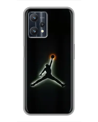 Чехол для Realme 9 Pro Plus с картинкой «Jordan Gradient Logo»