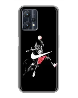 Чехол для Realme 9 Pro Plus с картинкой «Jordan Jumpman»