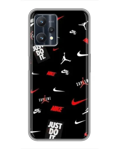 Чехол для Realme 9 Pro Plus с картинкой «Nike Mix Pattern»