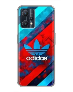 Чехол для Realme 9 Pro Plus с картинкой «Абстракция Adidas»