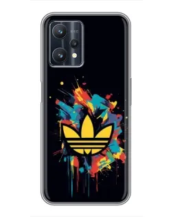 Чехол для Realme 9 Pro Plus с картинкой «Adidas Splash»