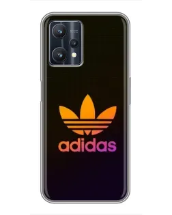 Чехол для Realme 9 Pro Plus с картинкой «Градиент Adidas»