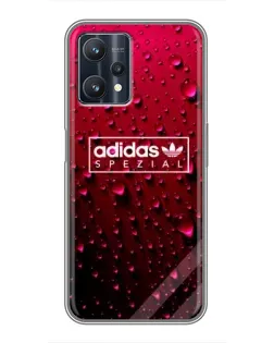 Чехол для Realme 9 Pro Plus с картинкой «Adidas Gold Marble»