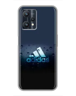 Чехол для Realme 9 Pro Plus с картинкой «Adidas Water Drops»