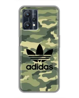 Чехол для Realme 9 Pro Plus с картинкой «Милитари стиль Adidas»