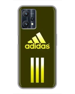 Чехол для Realme 9 Pro Plus с картинкой «Оливковый градиент Adidas»
