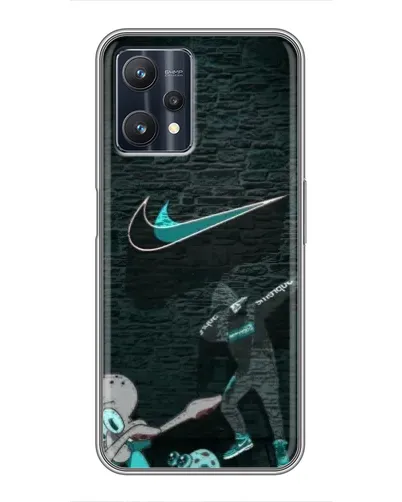 Чехол для Realme 9 Pro Plus с картинкой «Спортивный арт Nike»
