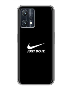 Чехол для Realme 9 Pro Plus с картинкой «Минимализм от Nike»
