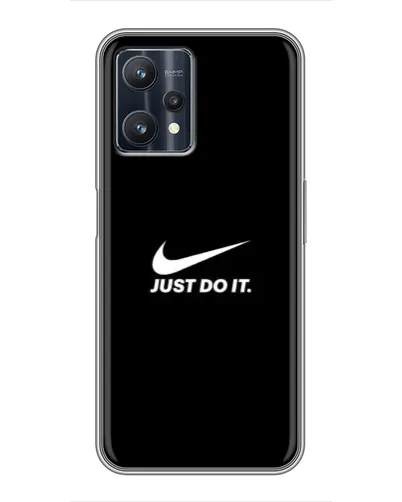 Чехол для Realme 9 Pro Plus с картинкой «Минимализм от Nike»