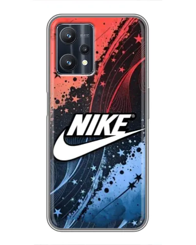 Чехол для Realme 9 Pro Plus с картинкой «Градиентный принт Найк»