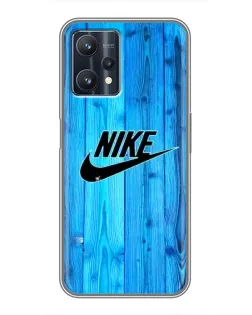 Чехол для Realme 9 Pro Plus с картинкой «Голубое дерево Nike»