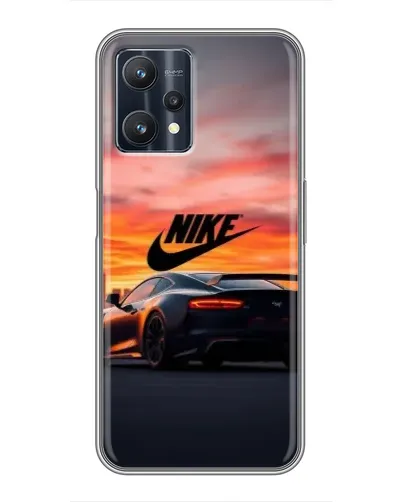 Чехол для Realme 9 Pro Plus с картинкой «Nike и суперкар»