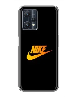 Чохол для Realme 9 Pro Plus з картинкою «Золотий логотип Nike»
