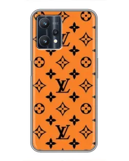 Чохол для Realme 9 Pro Plus з картинкою «Помаранчевий стиль LV»