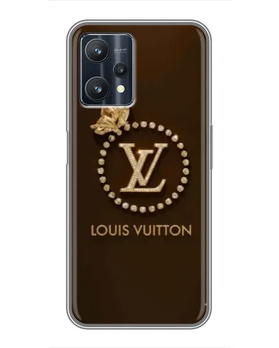 Чохол для Realme 9 Pro Plus з картинкою «LV — золота печатка»