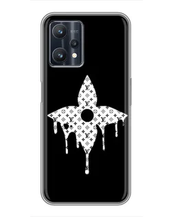 Чохол для Realme 9 Pro Plus з картинкою «Квіткова монограма»