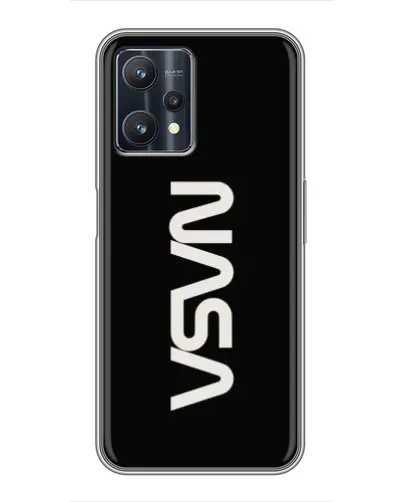 Чехол для Realme 9 Pro Plus с картинкой «NASA — вертикальный логотип» Чехол для Realme 9 Pro Plus с картинкой «NASA — вертикальный логотип»