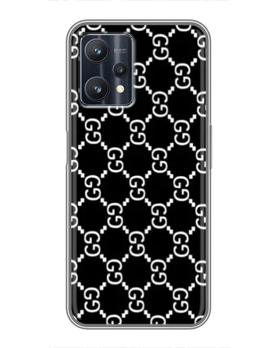 Чехол для Realme 9 Pro Plus с картинкой «Gucci — сетчатый паттерн»