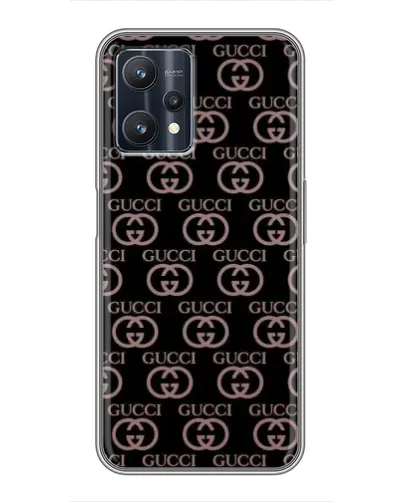 Чехол для Realme 9 Pro Plus с картинкой «Классическая монограмма Gucci»