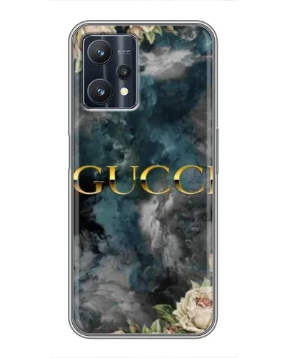 Чохол для Realme 9 Pro Plus з картинкою «Абстрактні квіти Gucci» Чохол для Realme 9 Pro Plus з картинкою «Абстрактні квіти Gucci»