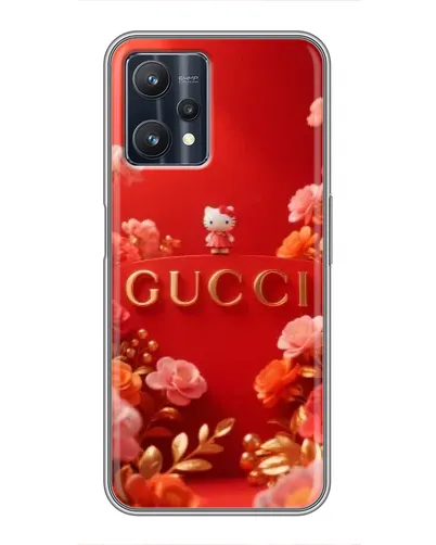 Чехол для Realme 9 Pro Plus с картинкой «Gucci — золотой сад»