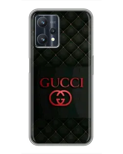 Чехол для Realme 9 Pro Plus с картинкой «Gucci — стеганый черный»