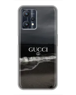 Чехол для Realme 9 Pro Plus с картинкой «Gucci — морской прибой»