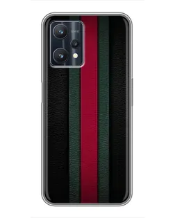Чехол для Realme 9 Pro Plus с картинкой «Gucci — неоновая линия»
