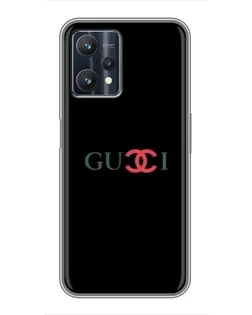 Чехол для Realme 9 Pro Plus с картинкой «Gucci — красный градиент»