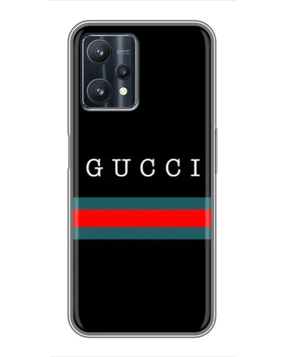Чехол для Realme 9 Pro Plus с картинкой «Gucci — красный пояс»