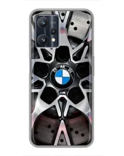 Чехол для Realme 9 Pro Plus с картинкой «BMW — деталь диска»
