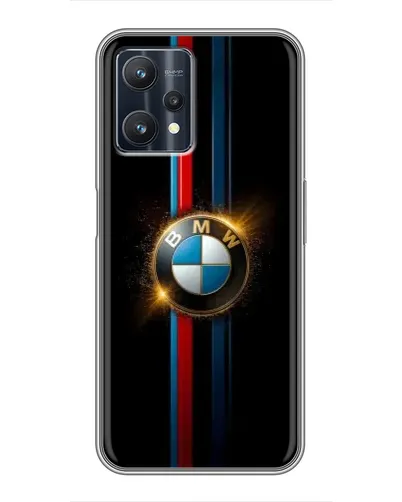 Чехол для Realme 9 Pro Plus с картинкой «BMW M-Power неон»