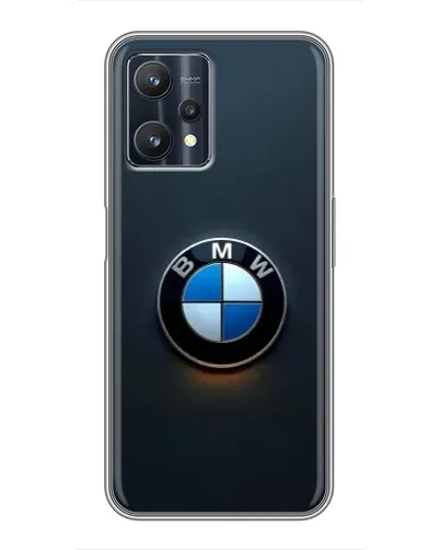 Чехол для Realme 9 Pro Plus с картинкой «Логотип BMW — минимализм»