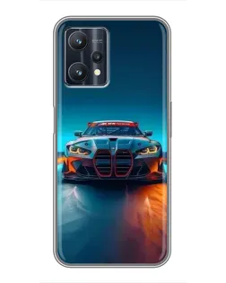 Чохол для Realme 9 Pro Plus з картинкою «BMW — вогні неону» Чохол для Realme 9 Pro Plus з картинкою «BMW — вогні неону»
