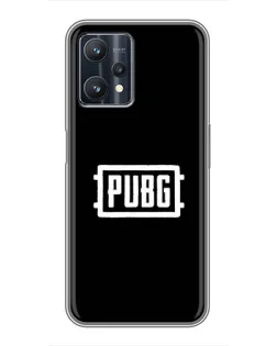 Чехол для Realme 9 Pro Plus с картинкой «Лого BMW — металлический блеск»